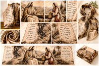 Jesus & Samaritan woman - Scarf